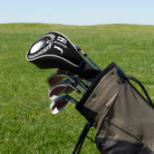 Elegante Custom Golf Monogram Design Golf Head Cov Headcover (In SItu)