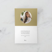 Elegante Custom Realtor Dankeschön Karten - Monogr (Innenseite)