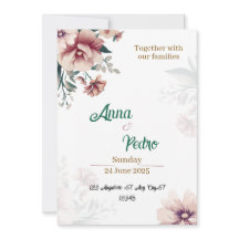 Elegante Custom Wedding Einladung