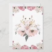 Elegante Custom Wedding Einladung (Rückseite)