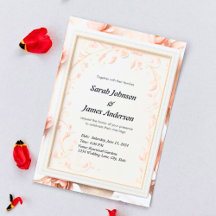 Elegante Custom Wedding Invitation Card