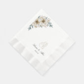 Elegante Custom Wedding Napkins - Personalisiert Serviette (Ecke)