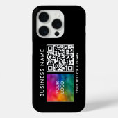 Elegante Custom Your QR Code Business Logo hier Case-Mate iPhone Hülle (Rückseite)