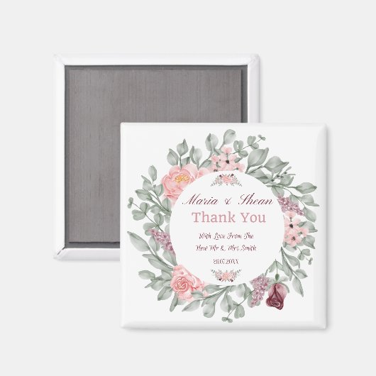 Elegante Customize Vielen Dank Magnet (Vorderseite/Rückseite)