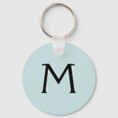 Elegante Dackel auf Luxus-Sessel Mit Monogramm Schlüsselanhänger (Rückseite)