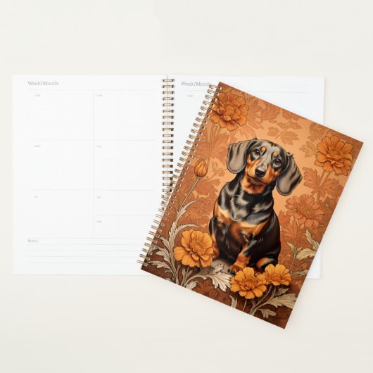 Elegante Dackel und Marigolds Planer (Anzeige)