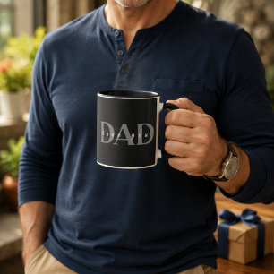 Elegante DAD Love You Schwarze Tasse