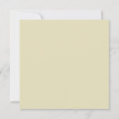 Elegante Daffodils Moderne Minimalistische Frühjah Einladung (Rückseite)