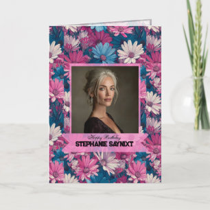 Elegante Daisy 60. Geburtstagsgeschenk für Tochter Karte