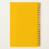 Elegante Daisy Blume - Spiral-Notebook Notizblock (Rückseite)