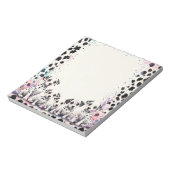Elegante Dalmatinerhunde Whimsical Notizblock (Rotiert)