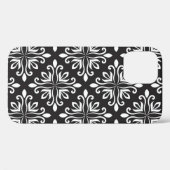 Elegante Damask: Blumenmuseum Case-Mate iPhone Hülle (Rückseite (Horizontal))