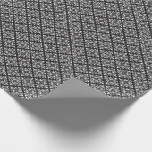 Elegante Damask: Blumenmuseum Geschenkpapier (Ecke)