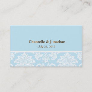 Elegante Damask Business Card Visitenkarte
