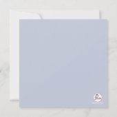 Elegante Damask Collection Einladung (Rückseite)