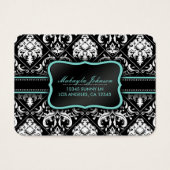 Elegante Damask Gift Cards (Vorderseite)