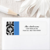 Elegante Damask Muster-Adressenzeichen (Insitu)