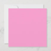 Elegante Damask Swirl Einladung [Rosa] (Rückseite)