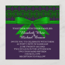 Elegante Damaskus Einladung zur Hochzeit