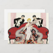 Elegante Dame im Parco della Golena Postkarte (Vorne/Hinten)