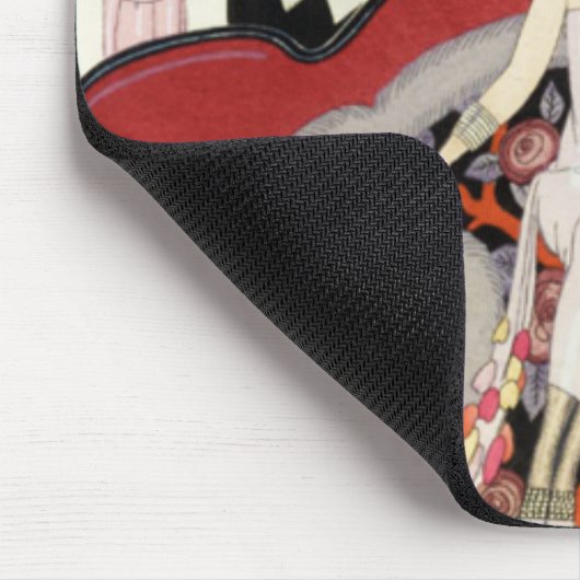 Elegante Dame in der Mousepad (Ecke)