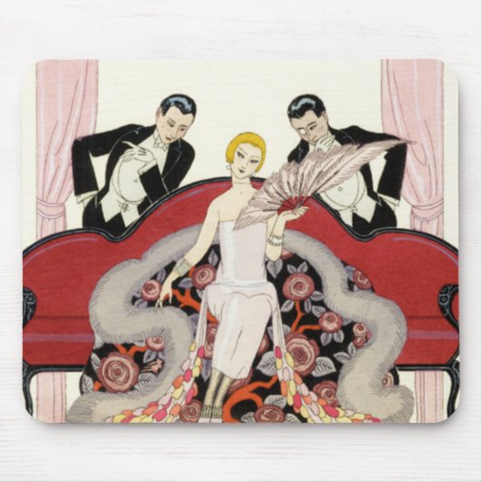 Elegante Dame in der Mousepad (Vorne)