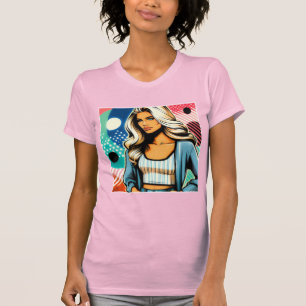 Elegante Dame  T-Shirt