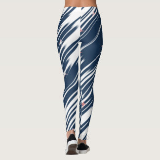 Elegante Damen gestreift Leggings