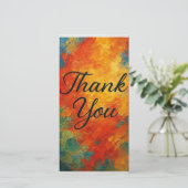 Elegante Dankbarkeit - Abstrakt Danke Art (Stehend Vorderseite)