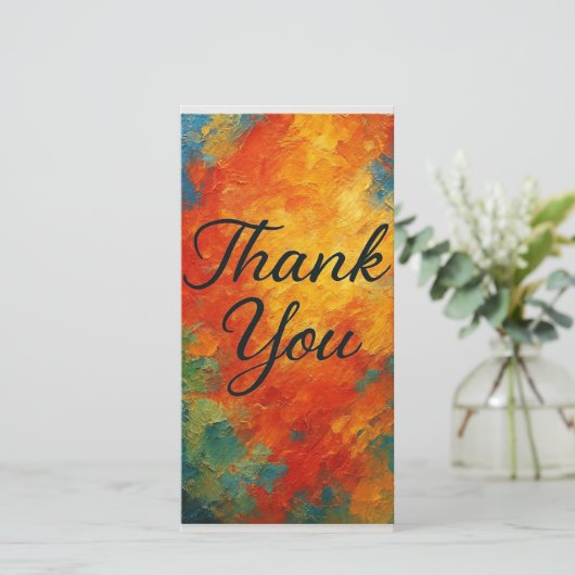 Elegante Dankbarkeit - Abstrakt Danke Art (Stehend Vorderseite)