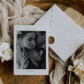 Elegante Dankeschön Karte mit QR Code & Foto