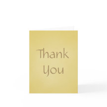 Elegante Dankeschön-Karte mit Tan Grainy Hintergru