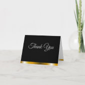 Elegante Dankeskarte (Vorderseite)