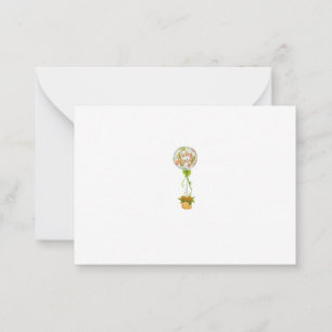 Elegante Dankeskkarte zur Babyparty Hello Baby Mitteilungskarte