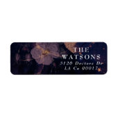 Elegante Dark Boho Lila Rose GoldWedding (Vorne)