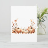 Elegante Darstellung der Wasserfarben Einladung (Stehend Vorderseite)