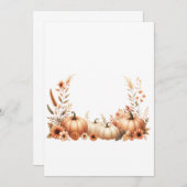 Elegante Darstellung der Wasserfarben Einladung (Vorne/Hinten)