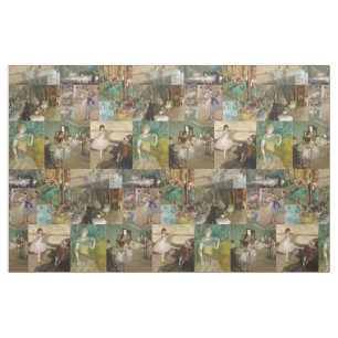 Elegante Degas Ballett Tänzer Bilder Zeichnungen Stoff