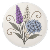 Elegante dekorative Hardware Keramikknauf (Vorderseite)