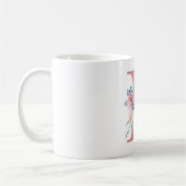 Elegante dekorierte Tasse - Stilsippe mit Mode- (Links)