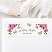 Elegante Delikate Lila Orchideen Bohemisch Botanis (Insitu)