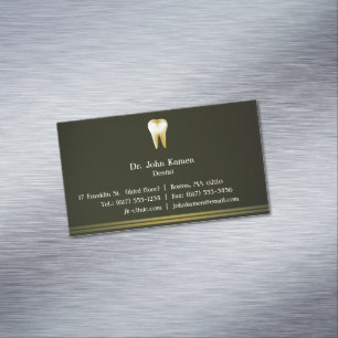 Elegante Dental Business Card Magnetische Visitenkarte