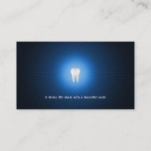 Elegante Dental Business Card Visitenkarte (Rückseite)