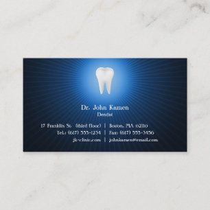 Elegante Dental Business Card Visitenkarte