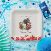 Elegante Derby-Party Pappteller (Party)