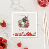 Elegante Derby-Party  Serviette (Beispiel)