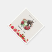 Elegante Derby-Party  Serviette (Ecke)