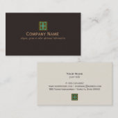 Elegante Design Designer Business Card Visitenkarte (Vorne/Hinten)