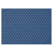Elegante Design Muster Imitate Silver Stars Blau Tischdecke (Vorderseite (Horizontal))