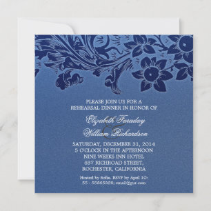 elegante Design Probedinner-Einladungen Einladung